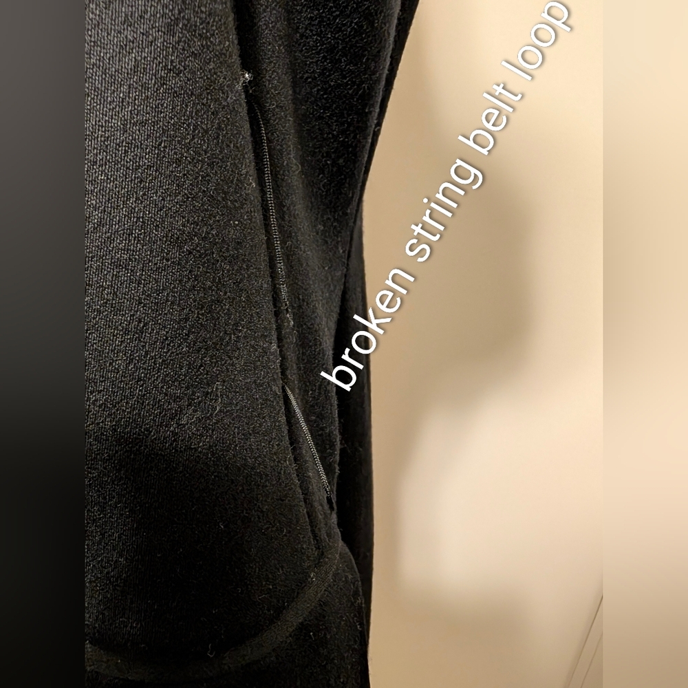 Rare!!! Vintage Beaded Zara Woman 100% Wool Black Beaded Coat. Made In Spain - Picture 14 of 14